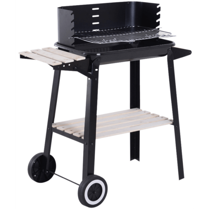 Barbacoa Grill con parrillas ajustables - Outsunny