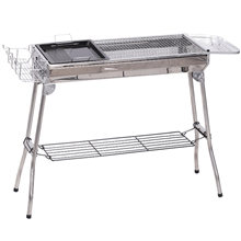 Barbacoa plegable para exteriores - Outsunny