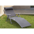 Tumbona reclinable de ratán con almohada Outsunny