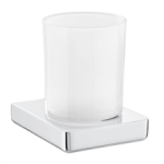 Portavaso y vaso de pared TEMPO - ROCA