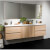Mueble Life 4 cajones con módulo central 2 LAVABOS B10