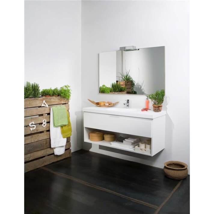 Mueble Life 1 caj&oacute;n y 1 estante CON LAVABO B10