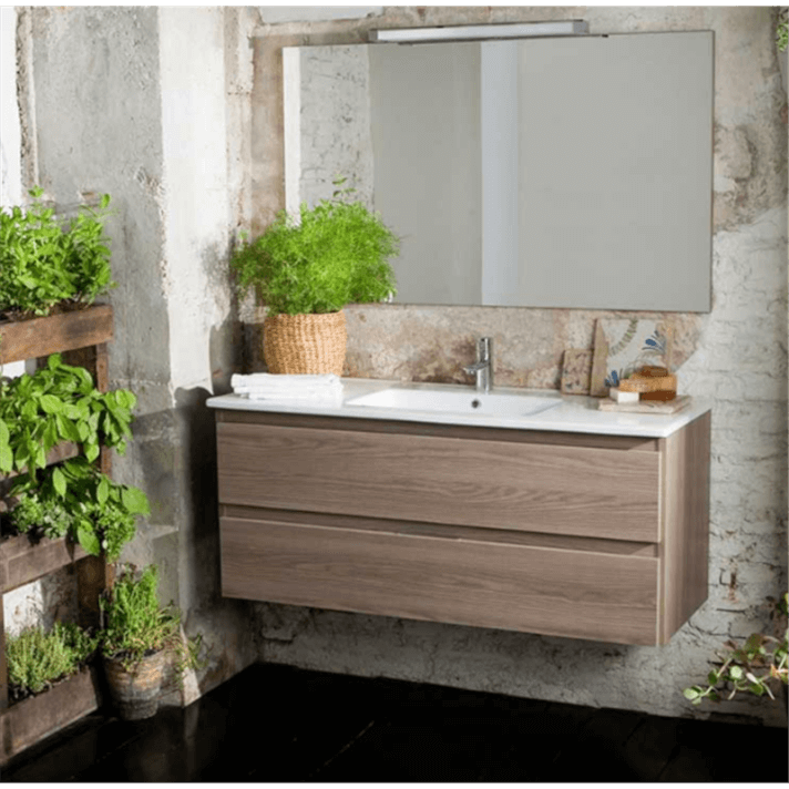 Mueble Life 2 cajones sin lavabo B10