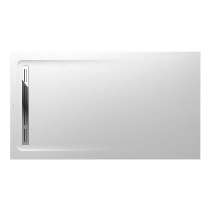 Plato de ducha 160x100cm blanco Aquos Roca