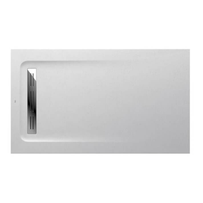 Plato de ducha 120x70cm blanco Aquos Roca
