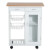 Carro de cocina completo madera blanco