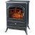 Chimenea eléctrica vertical negra Homcom