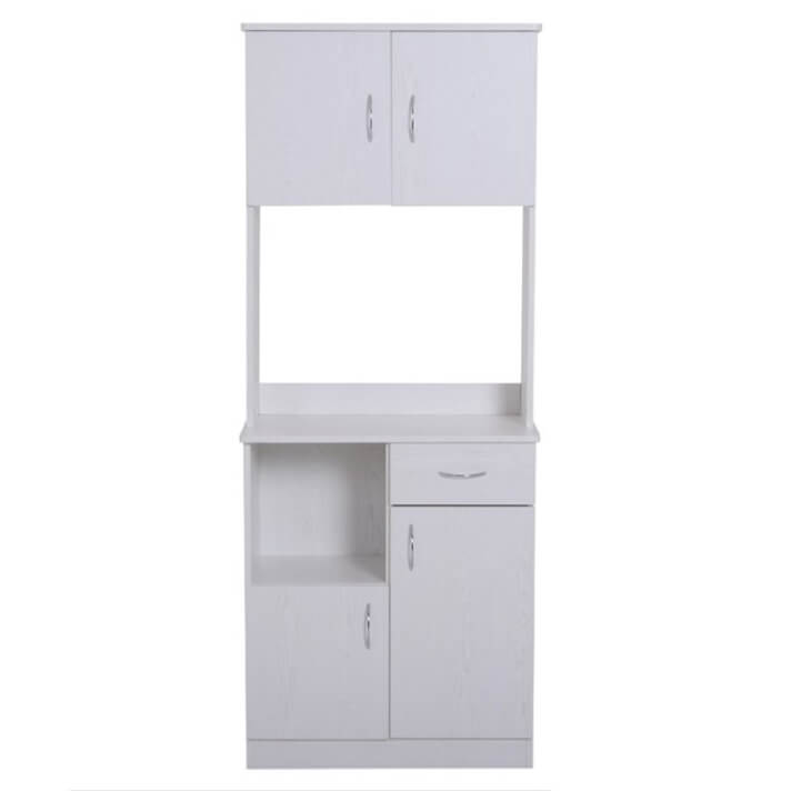 Mueble auxiliar cocina 178 cm blanco