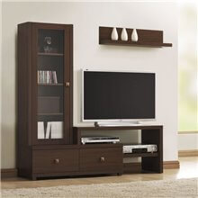 Mueble de televisón vitrina Iberodepot