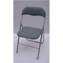 Silla plegable BÁSICA gris IberoDepot