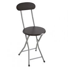 Taburete plegable respaldo WENGUÉ IberoDepot
