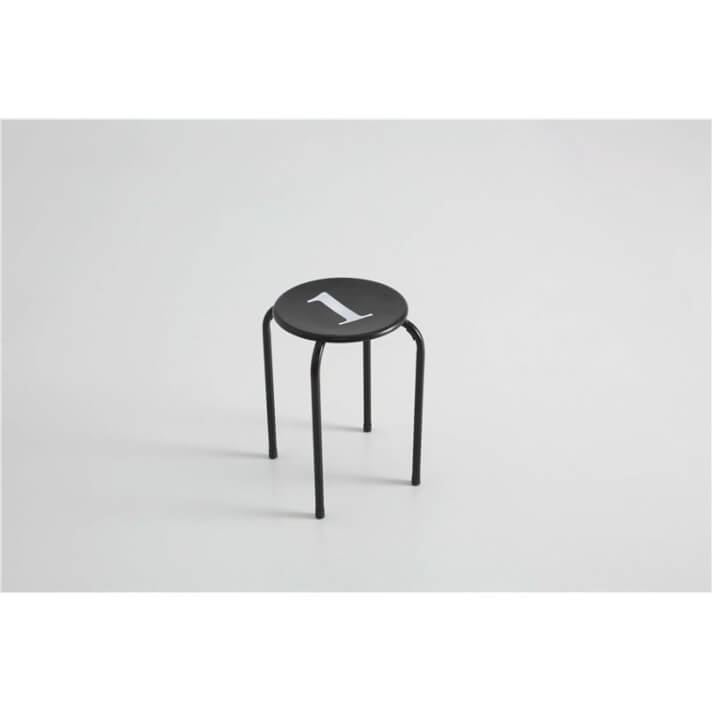 Taburete N&Uacute;MERO 1 negro IberoDepot