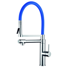 Grifo de fregadero azul con caño Pilot Källa