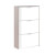 Zapatero ECO 3 puertas blanco y roble Iberodepot