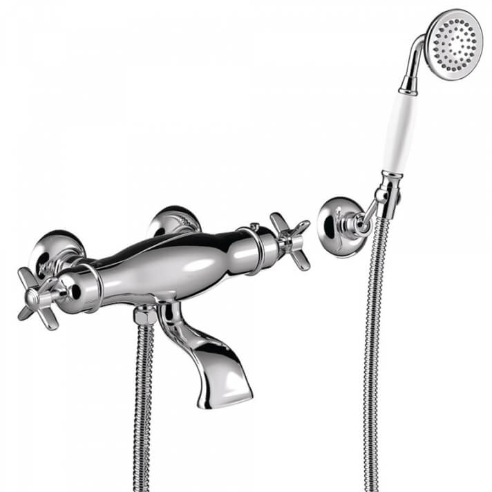 Conjunto de grifo para ba&ntilde;era y ducha TRES-CLASIC