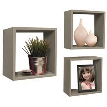 Estante TRIPLE CUBO gris IberoDepot