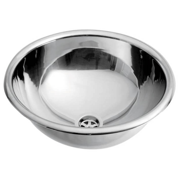 Lavabo encastrado semiesf&eacute;rico mate Timblau
