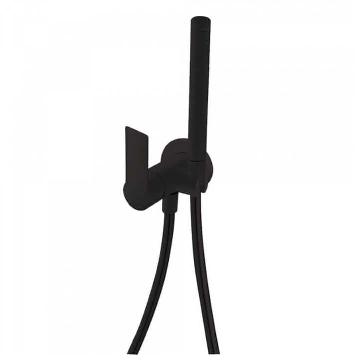 Conjunto empotrado para bid&eacute; Loft-Tres Negro mate