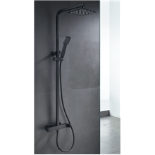 Columna de ducha negro mate Fiyi IMEX