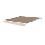 Toldo exterior plegable crema Outsunny