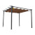 Pérgola de aluminio y poliéster Outsunny