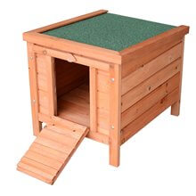 Conejera exterior de madera Pawhut
