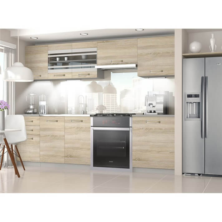 Cocina 240cm sonoma Marika Tarraco