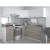 Cocina 360cm blanco y gris Lidia Tarraco