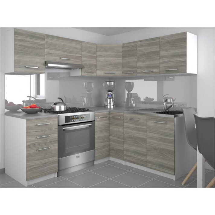 Cocina 360cm gris Lidia Tarraco