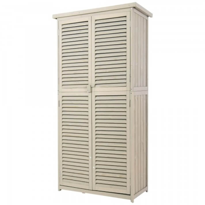 Caseta exterior de madera Outsunny