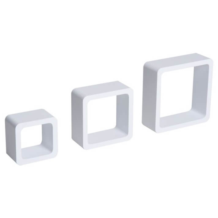 Estante triple cubo blanco HomCom