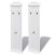 Percheros de pared blancos VidaXL