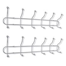 Percheros de pared metálicos VidaXL