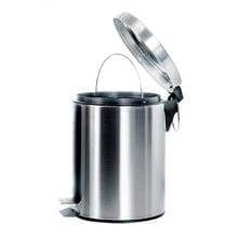 Papelera pedal acero brillante 3L Timblau