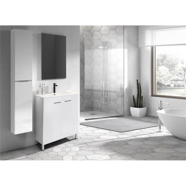Conjunto de ba&ntilde;o blanco Smart Futurba&ntilde;o