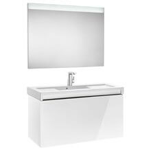 Pack mueble con lavabo blanco 110 cm Stratum-N Roca