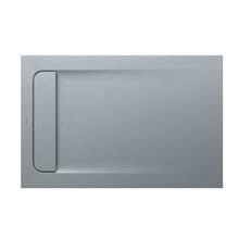 Plato de ducha 100x70cm cemento Aquos Roca