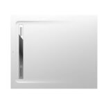Plato de ducha 100x80cm blanco Aquos Roca