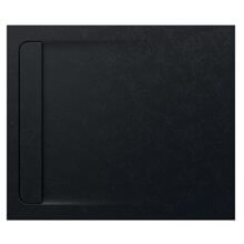 Plato de ducha 100x80cm negro Aquos Roca