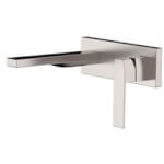 Grifería mural Acero 18,5 cm SLIM-TRES