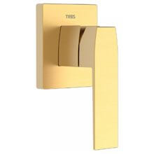 Grifo empotrado de 1 vía Oro Mate SLIM TRES 
