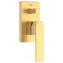 Grifo empotrado de 2 vías Oro Mate SLIM TRES