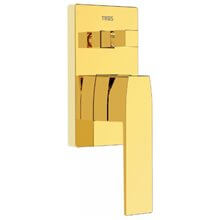 Grifo empotrado de 2 vías Oro SLIM TRES