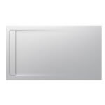Plato de ducha 160x100cm blanco roto Aquos Roca