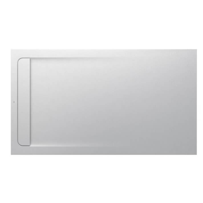 Plato de ducha 160x100cm blanco roto Aquos Roca