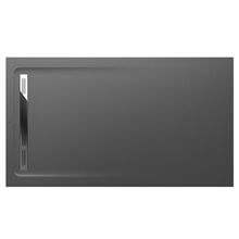 Plato de ducha 160x100cm pizarra Aquos Roca