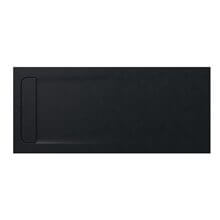 Plato de ducha 160x70cm negro Aquos Roca