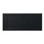 Plato de ducha 160x70cm negro Aquos Roca