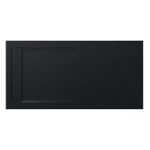 Plato de ducha 160x80cm negro Aquos Roca