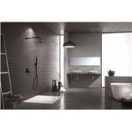 Conjunto de ducha empotrada Negro Mate Milos Imex